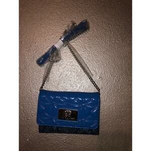 Original by Sharif 1827 Mob Wife Patent Leather Snake Embossed Crossbody Purse